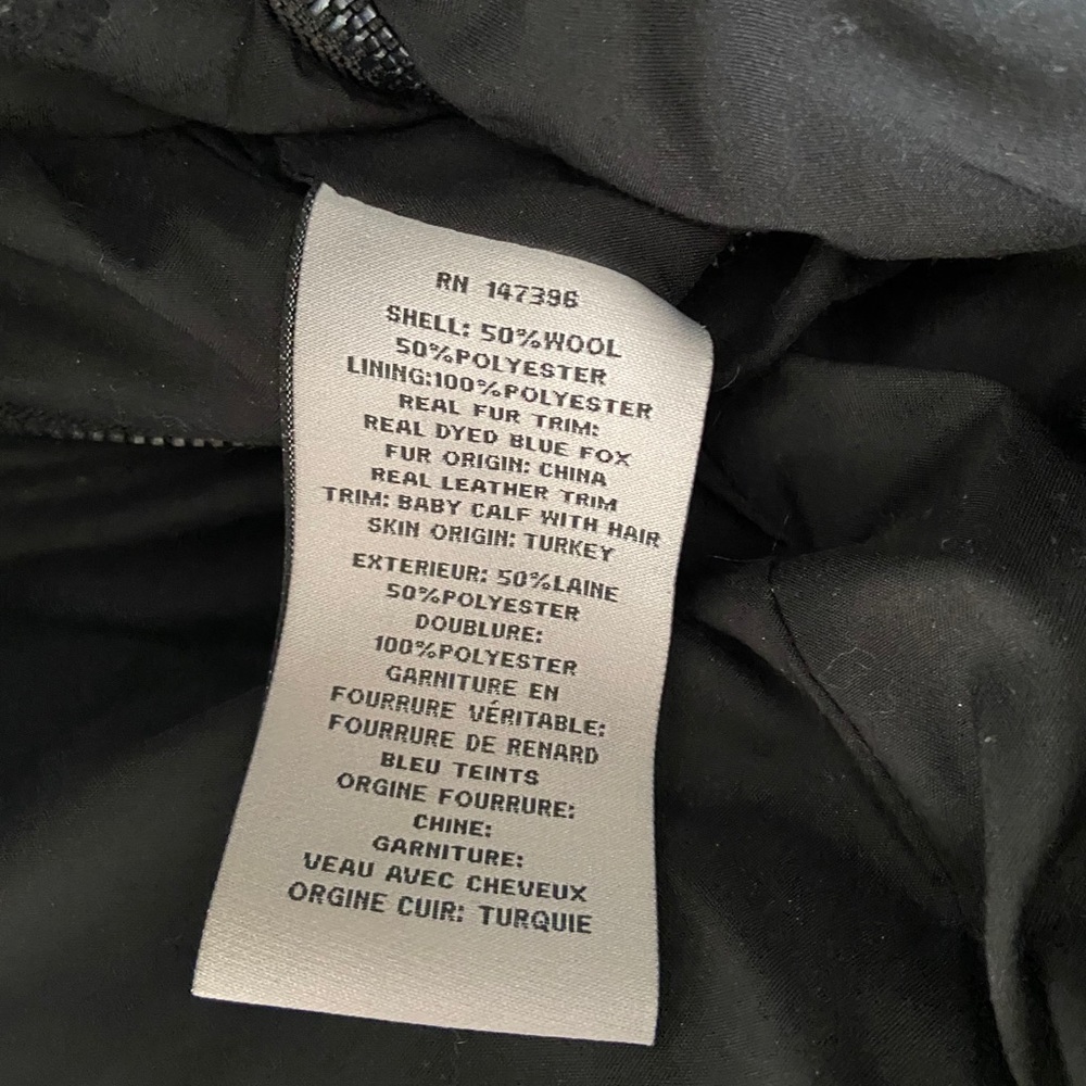 Zac Zac Posen Black Coat Convertible - Picture 7 of 7